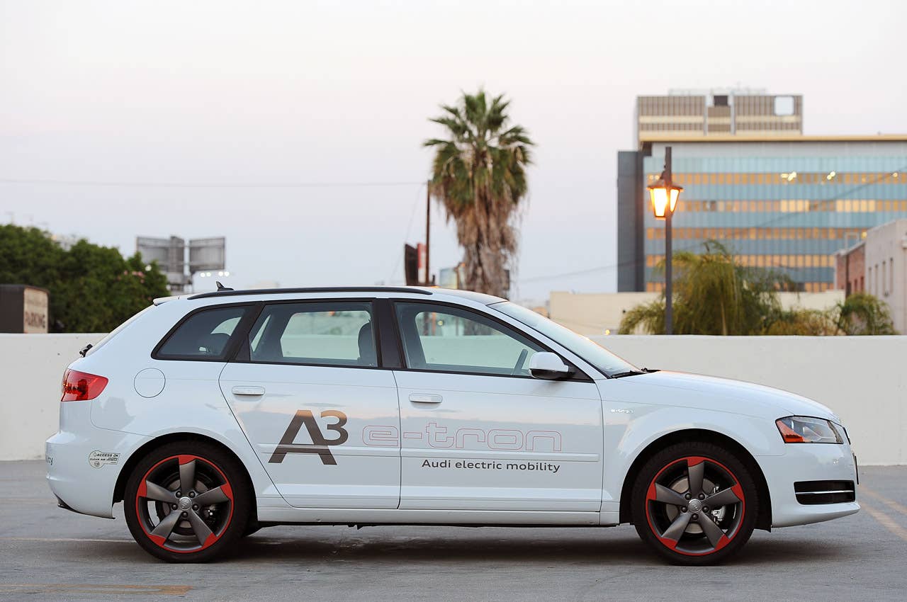 Audi A3 e-tron side view