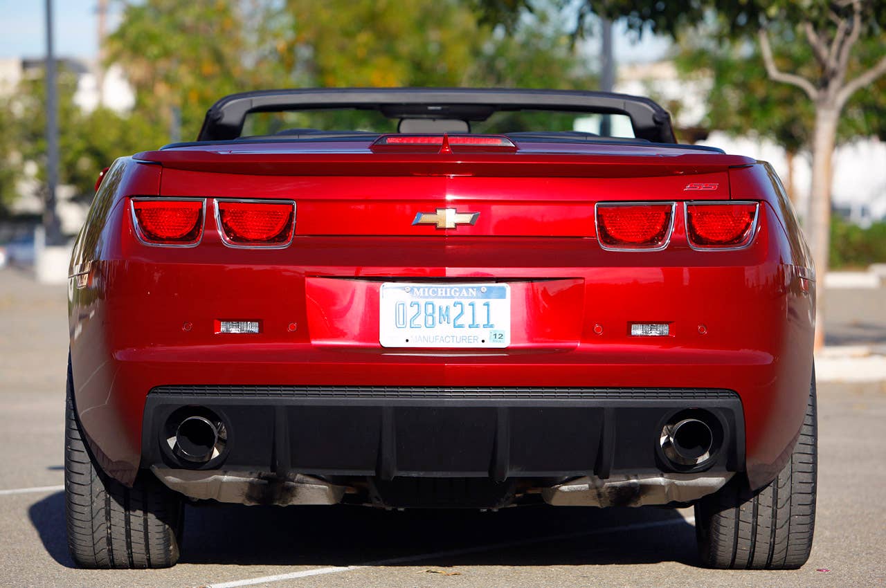 2011 Chevrolet Camaro Convertible rear view