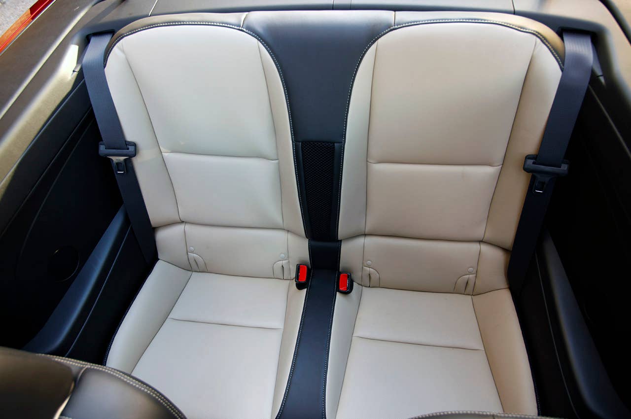 2011 Chevrolet Camaro Convertible rear seats
