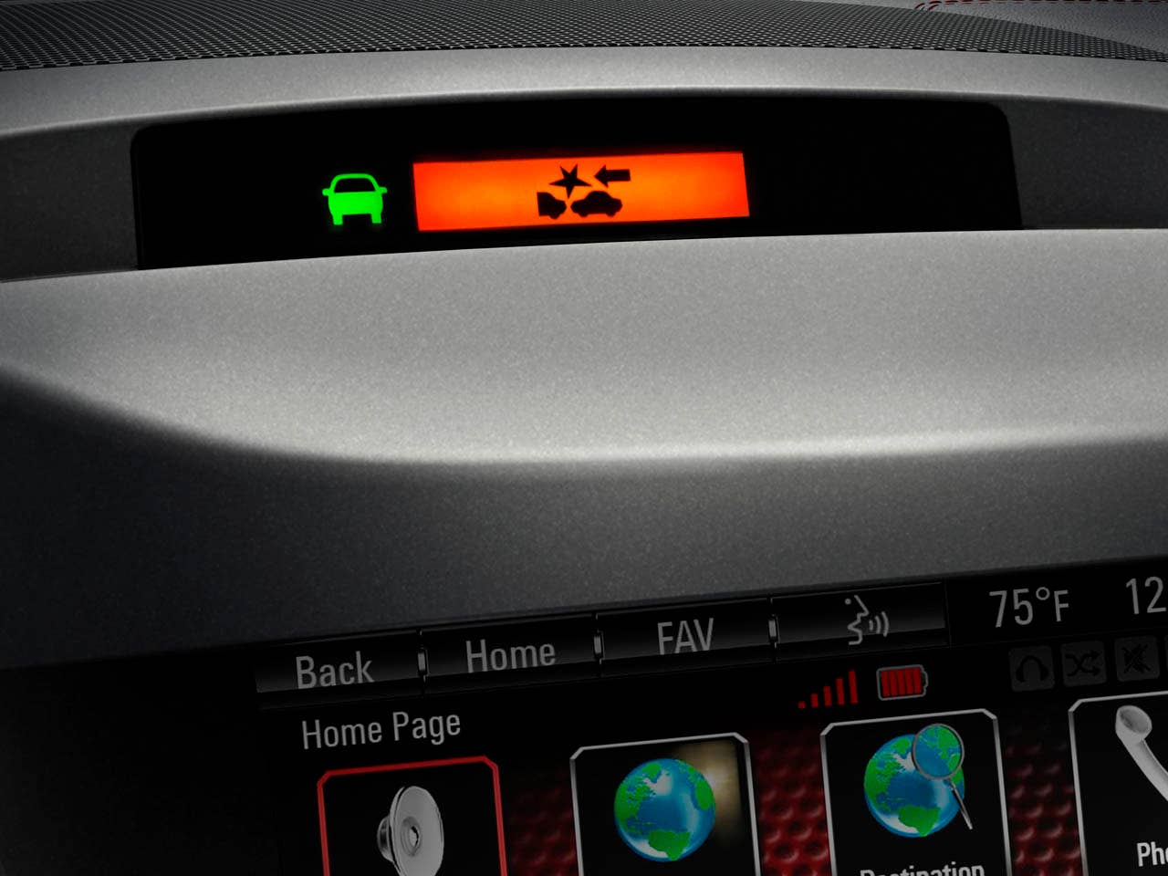 GMC Terrain Denali - forward collision alert and lane departure warning. (03/14/2012)