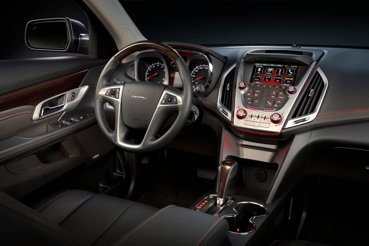 GMC Terrain Denali Interior in Jet Black. (03/14/2012)