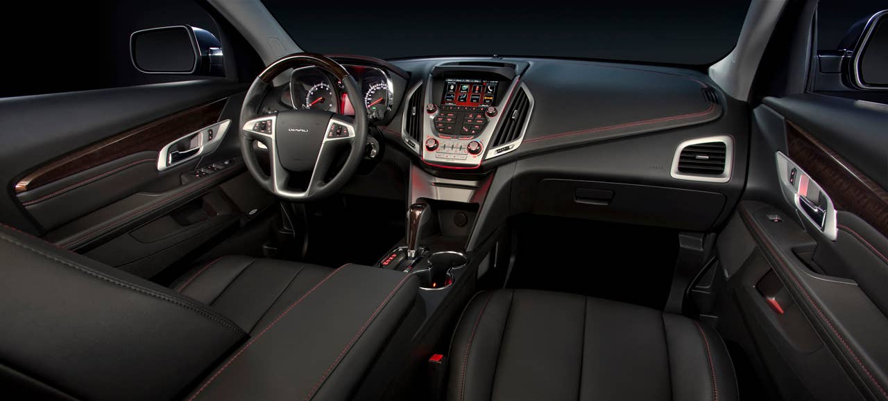 GMC Terrain Denali Interior in Jet Black. (03/14/2012)