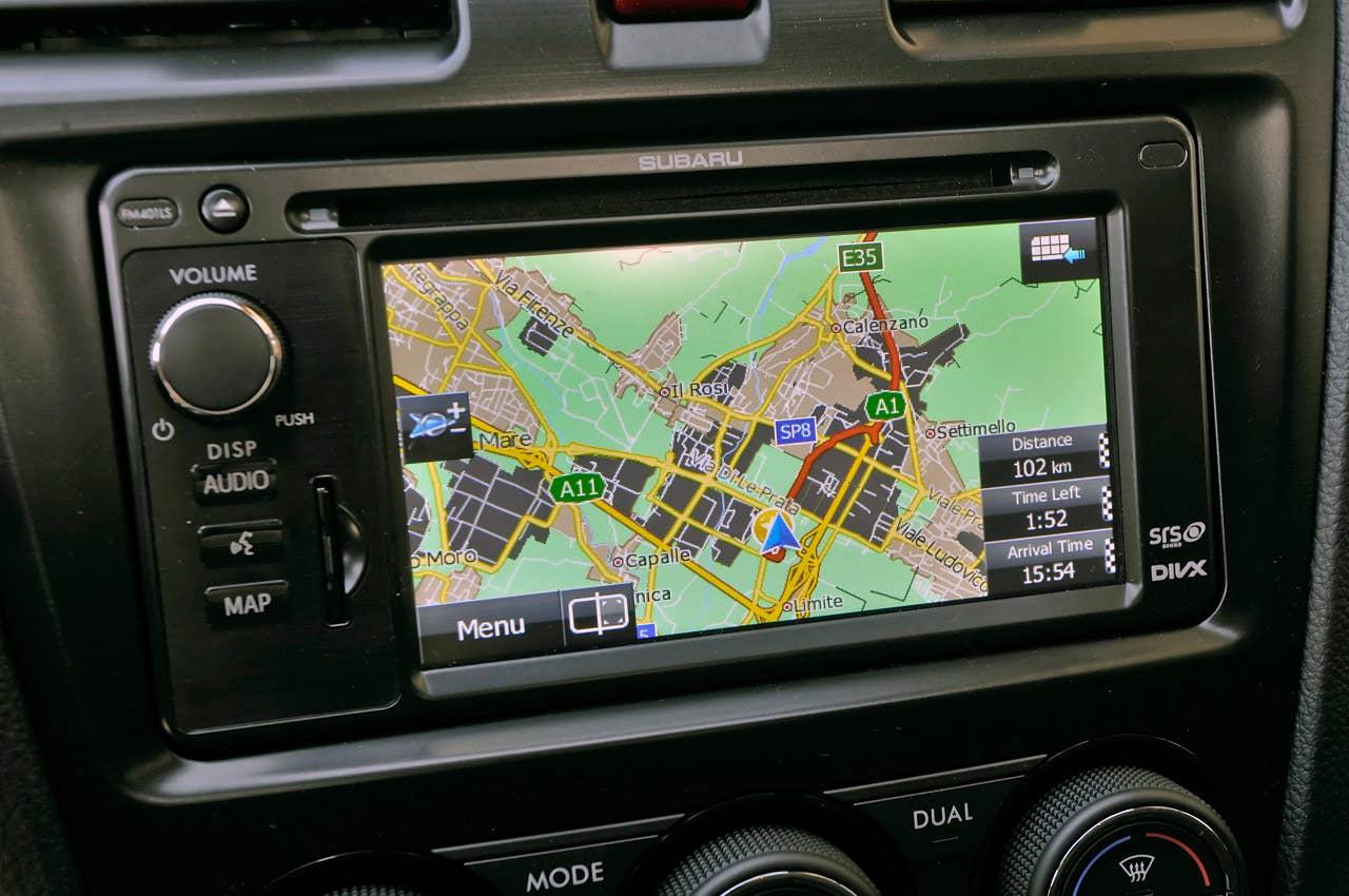2013 Subaru XV Crosstrek navigation system