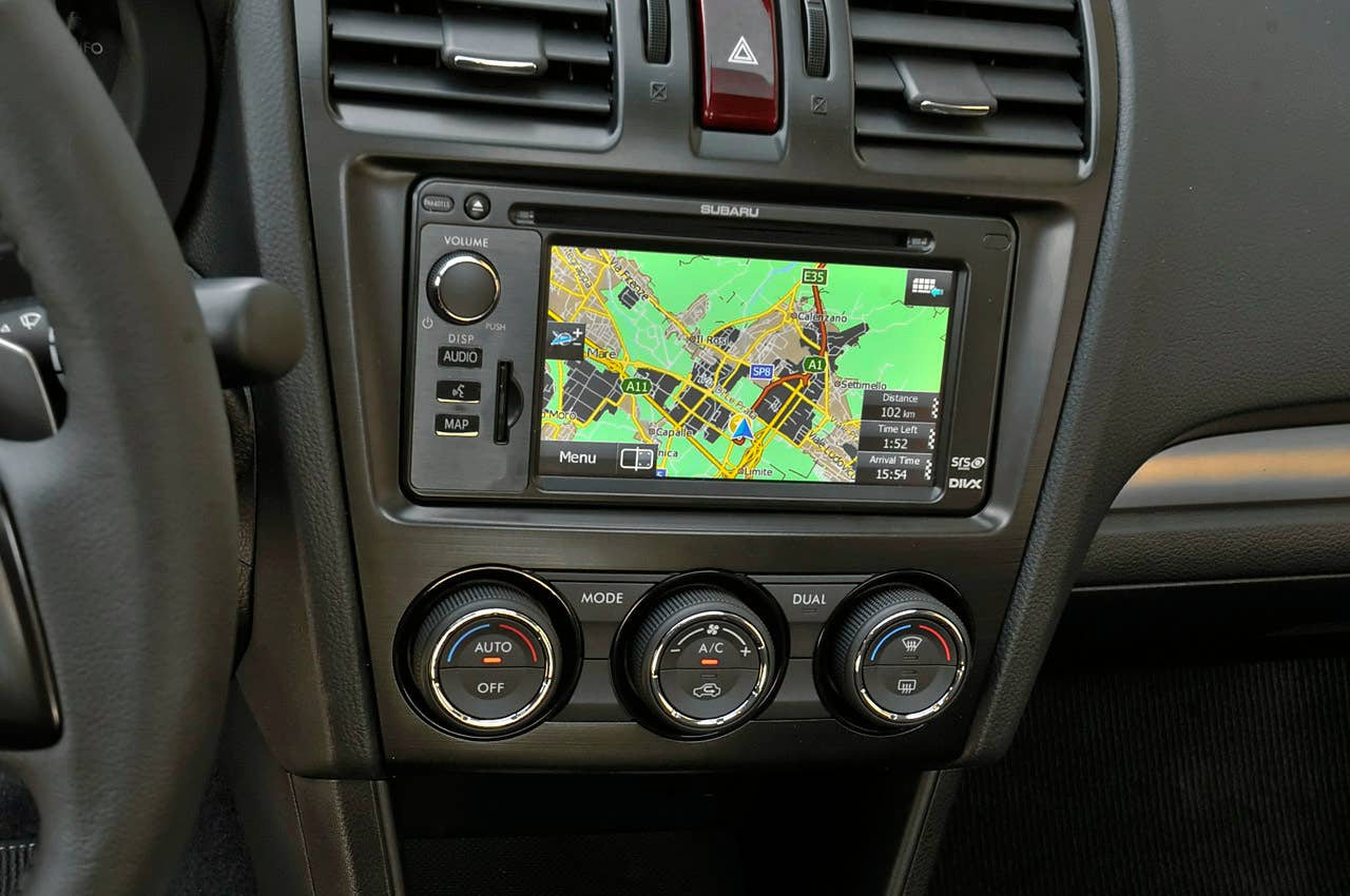 2013 Subaru XV Crosstrek navigation system