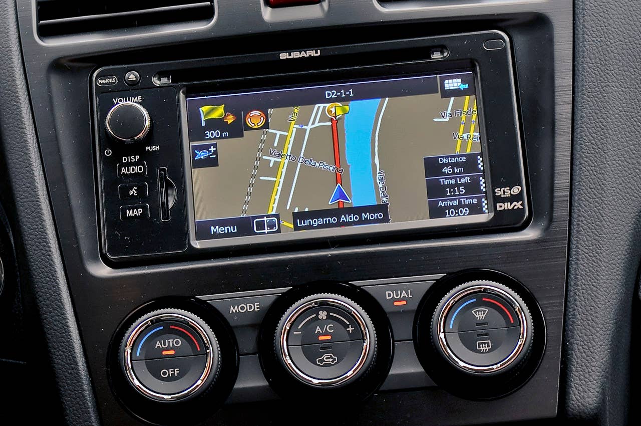 2013 Subaru XV Crosstrek navigation system