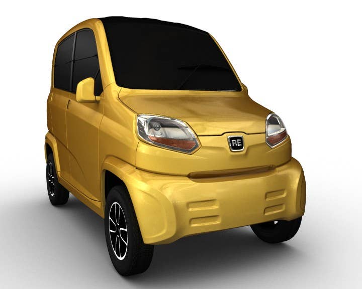 Bajaj RE60 front 3/4