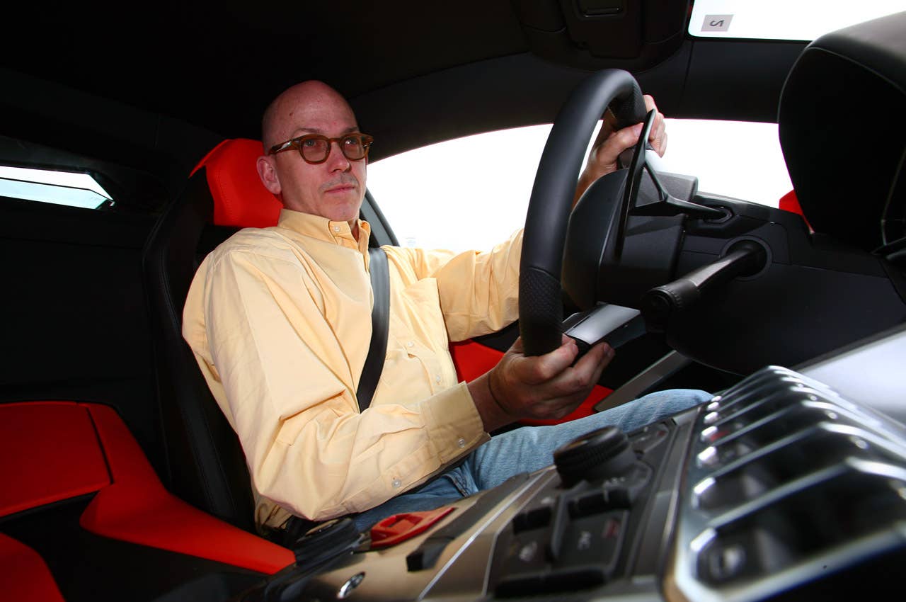 2012 Lamborghini Aventador LP700-4 driving