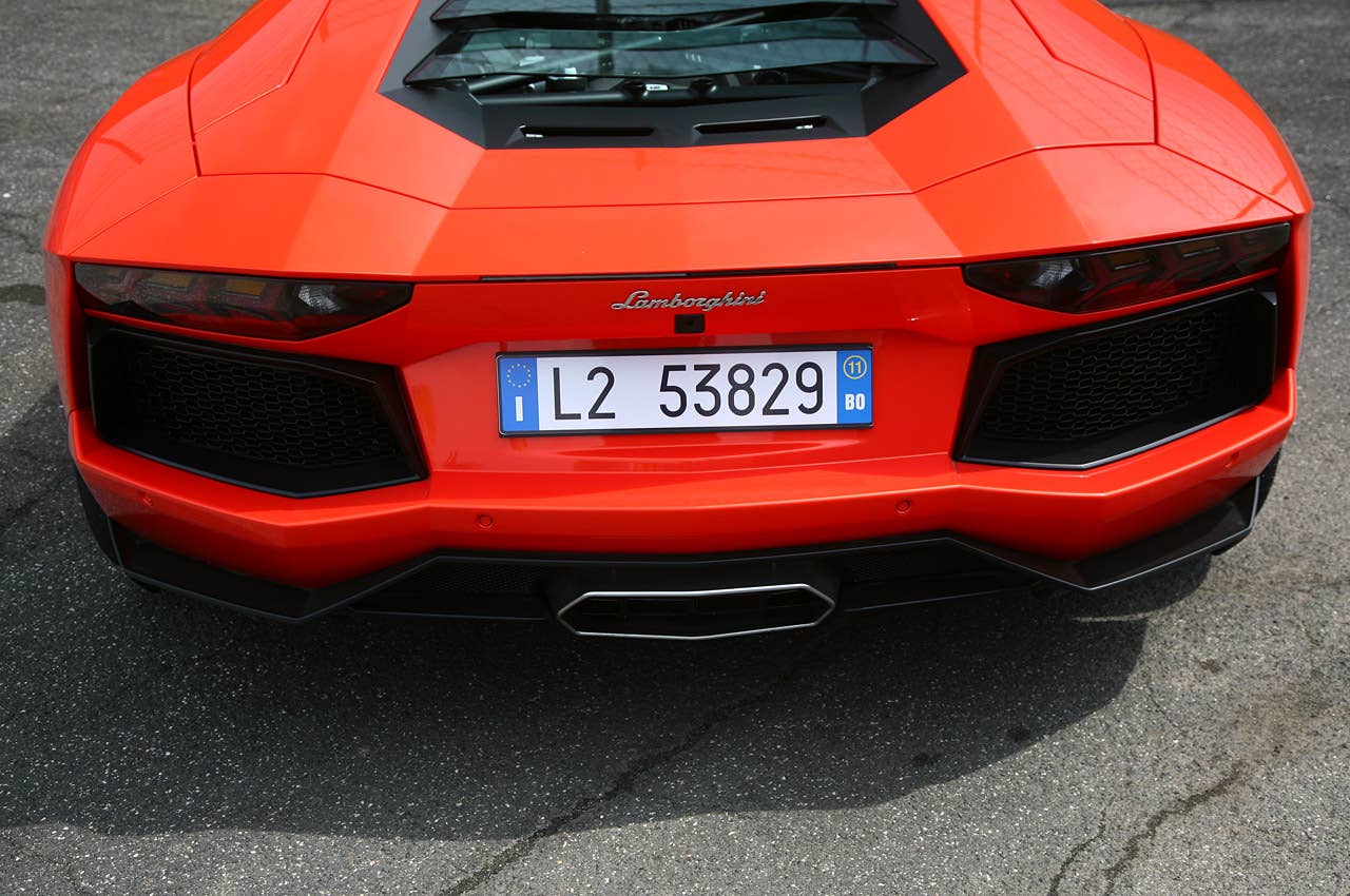 2012 Lamborghini Aventador LP700-4 rear