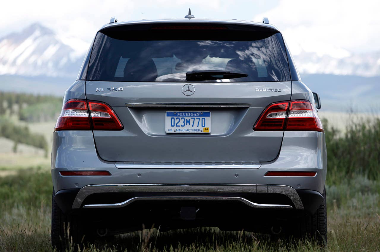 2012 Mercedes-Benz ML350 BlueTec 4Matic rear view