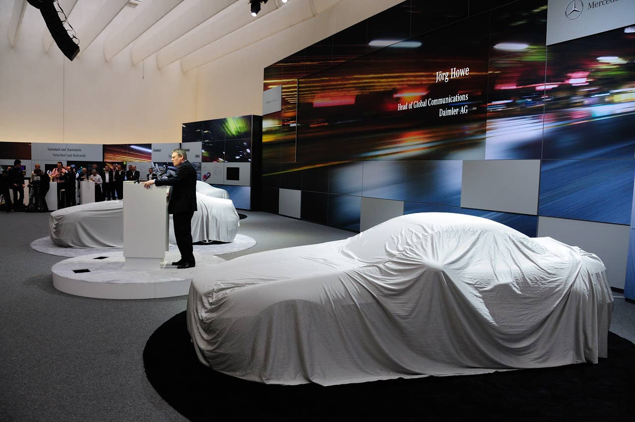 2012 Mercedes-Benz SLK Roadster - European Preview under wraps