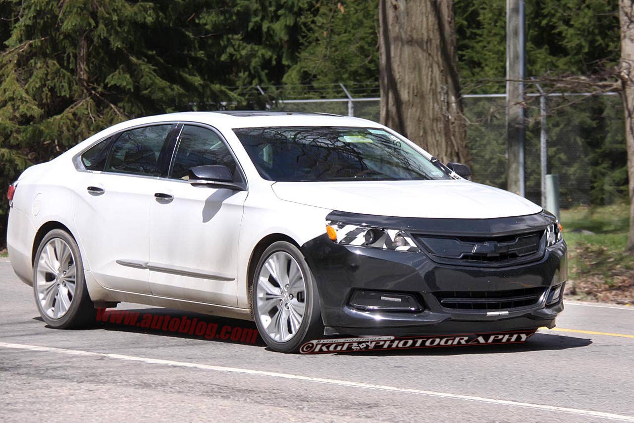 Chevrolet Impala SS Spy Shots front 3/4