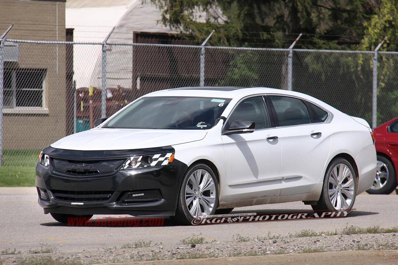 Chevrolet Impala SS Spy Shots front 3/4