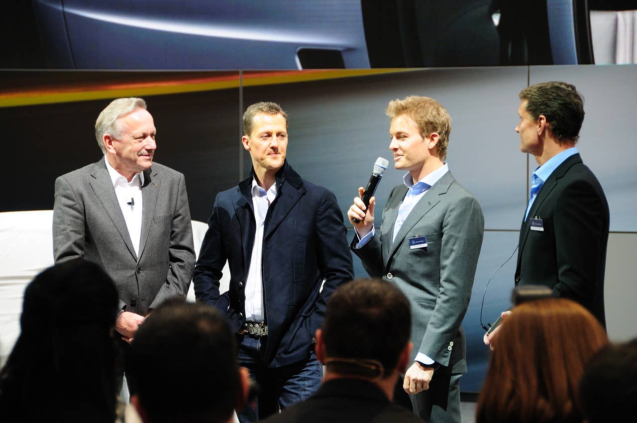 2012 Mercedes-Benz SLK Roadster - European Preview Michael Schumacher