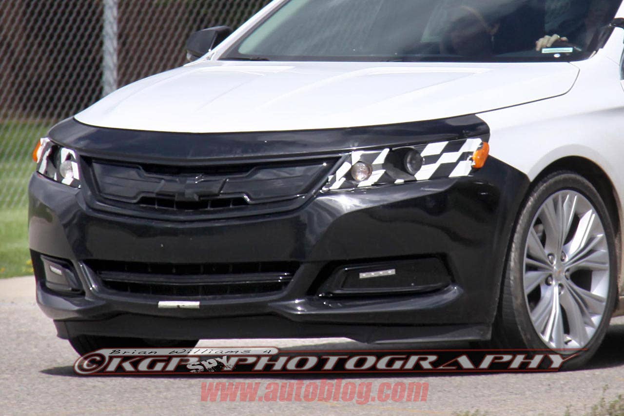 Chevrolet Impala SS Spy Shots fascia
