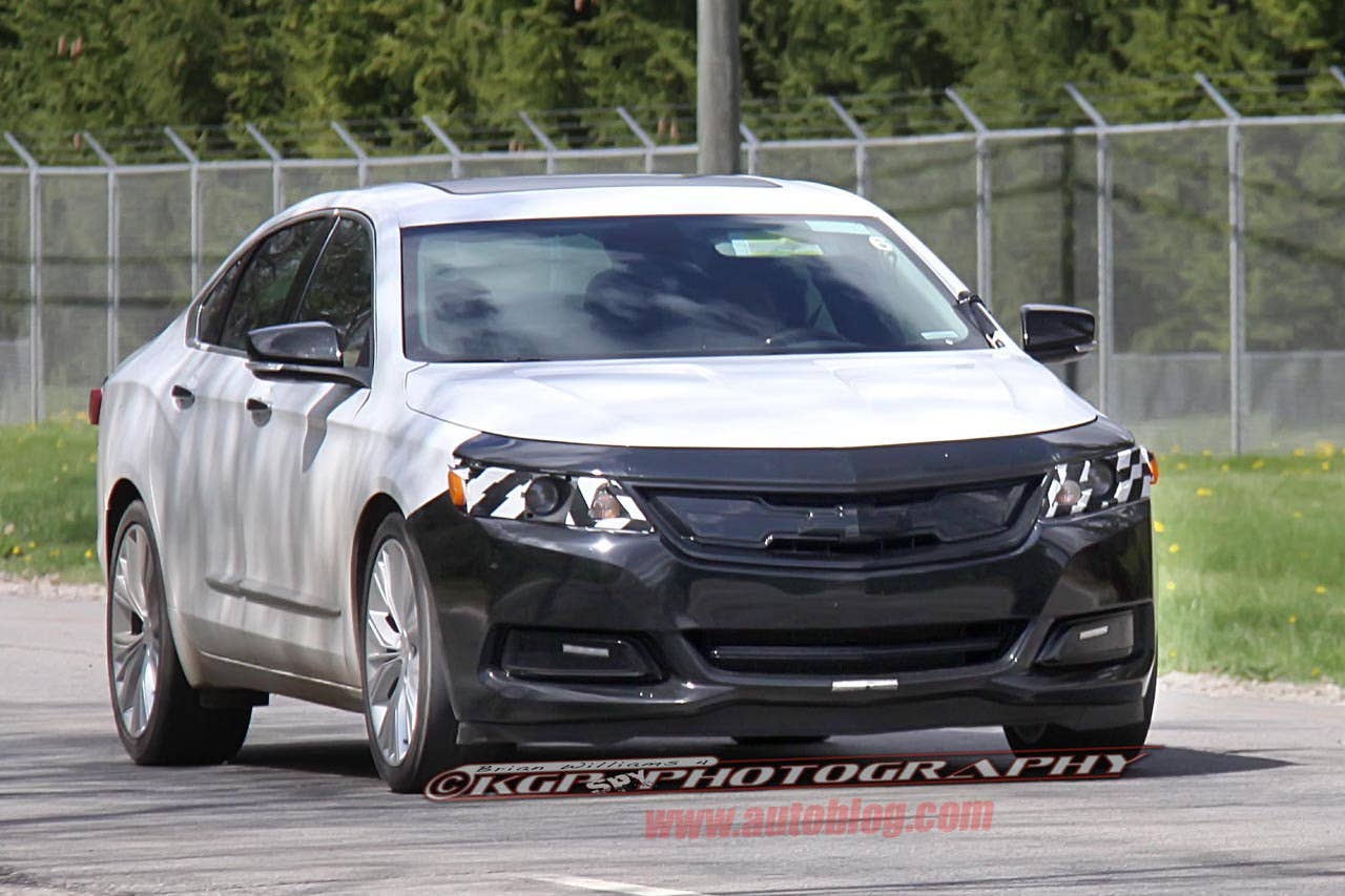 Chevrolet Impala SS Spy Shots front 3/4