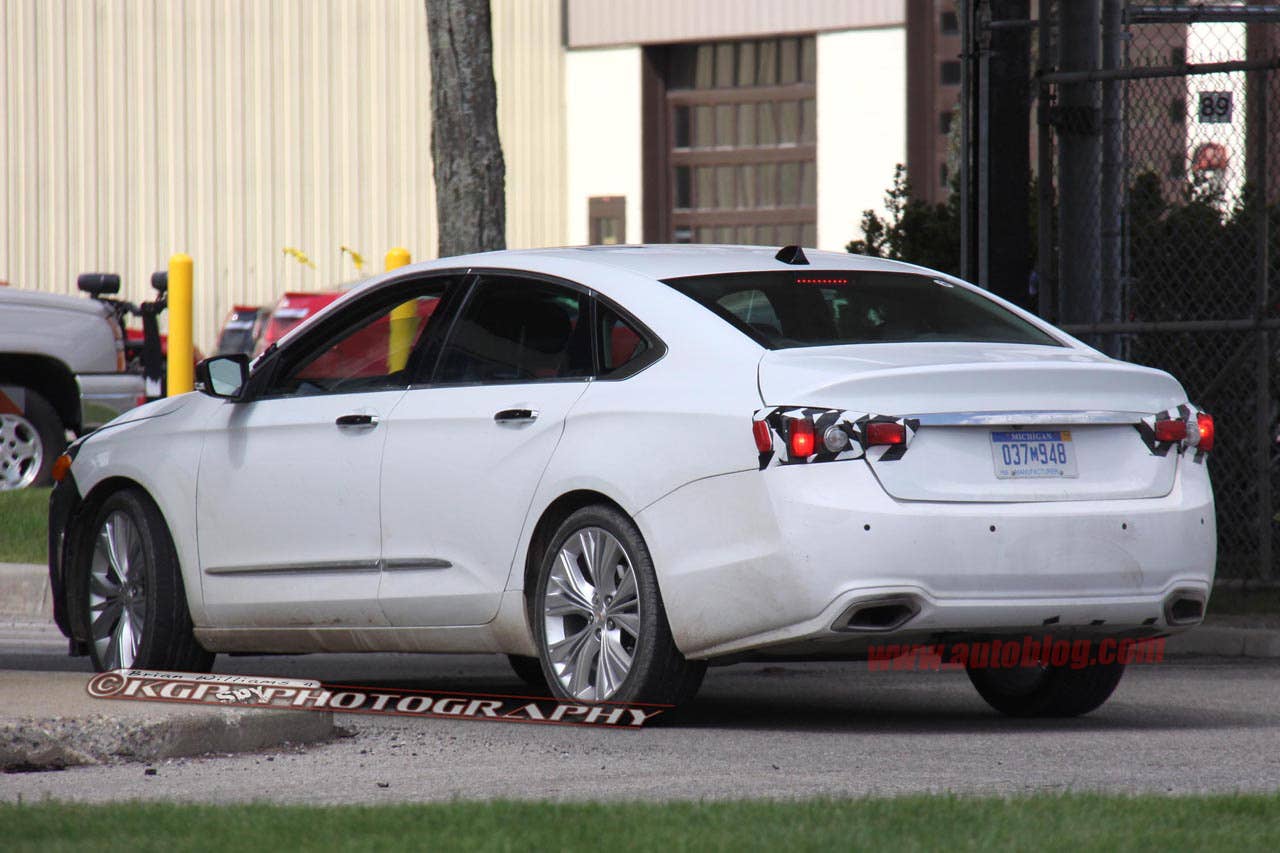 Chevrolet Impala SS Spy Shots rear 3/4