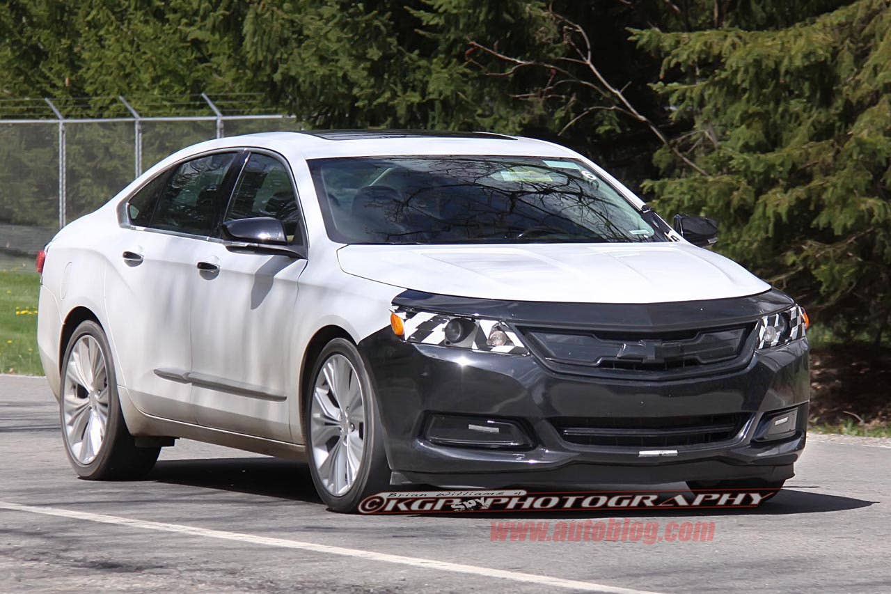 Chevrolet Impala SS Spy Shots front 3/4