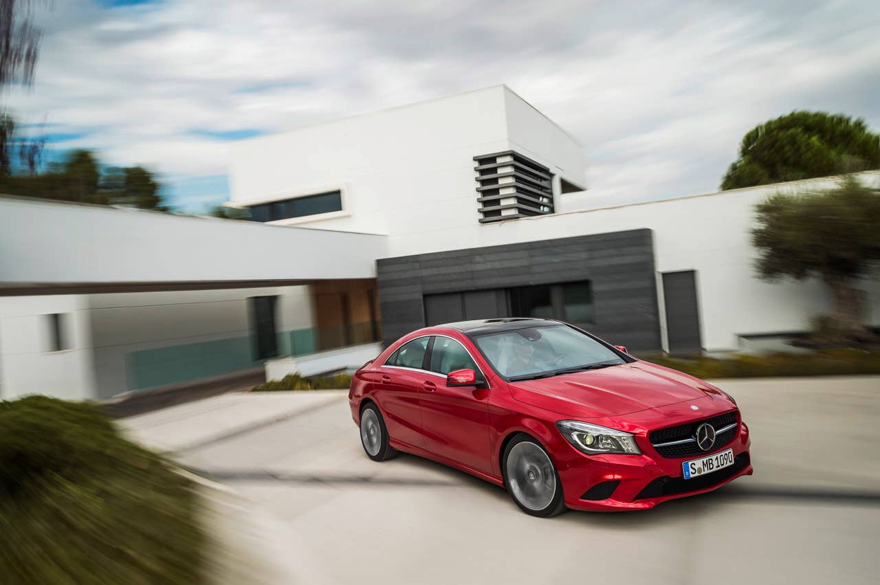 Mercedes-Benz CLA 220 CDI, (C117), 2012, Lack: Patagonienrot metallic BRIGHT, Ausstattung: Leder Saharabeige