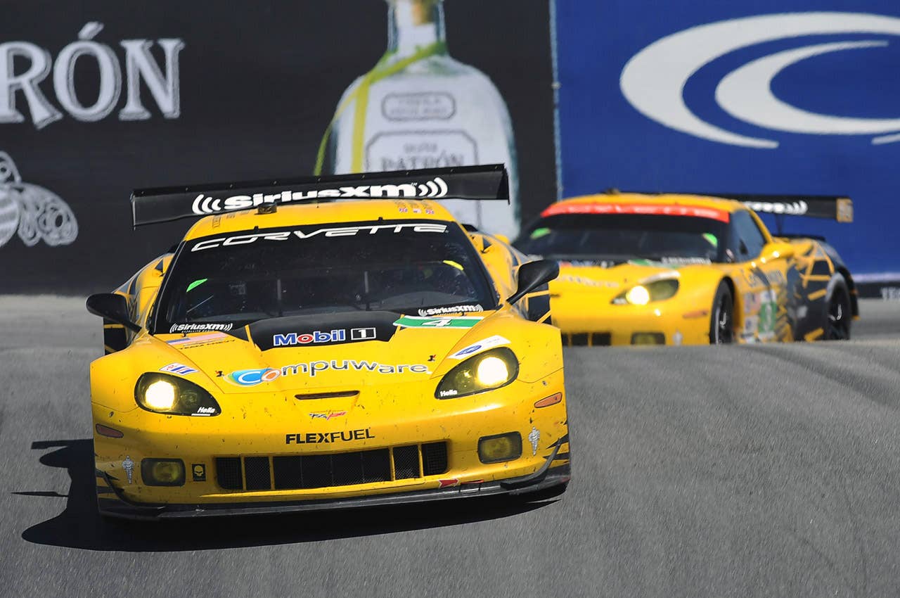 Chevrolet Corvette C6.R Article:GT cars thrill at ALMS race in Monterey Copyright 2012Drew Phillips / AOL