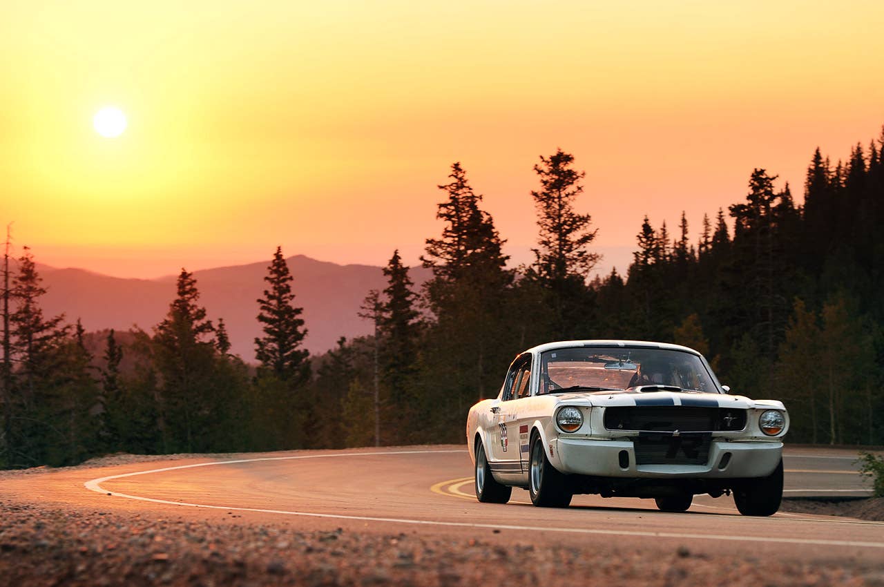 1966 Ford Mustang Race Car Article:2012 Pikes Peak Hill Climb, Practice Day 1 Copyright 2012Drew Phillips / AOL