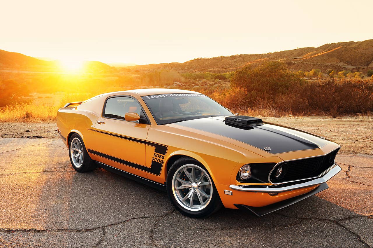 Retrobuilt 1969 Mustang Fastback Article:Retrobuilt 1969 Mustang Fastback First Drive Copyright 2012Drew Phillips / AOL