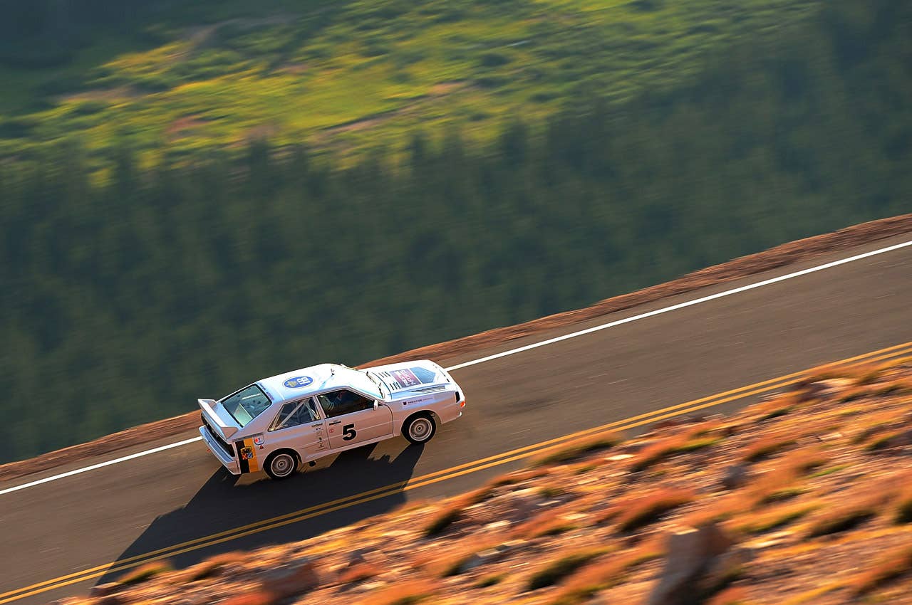 1983 Audi Quattro Article:2012 Pikes Peak Hill Climb, Practice Day 2 Copyright 2012Drew Phillips / AOL