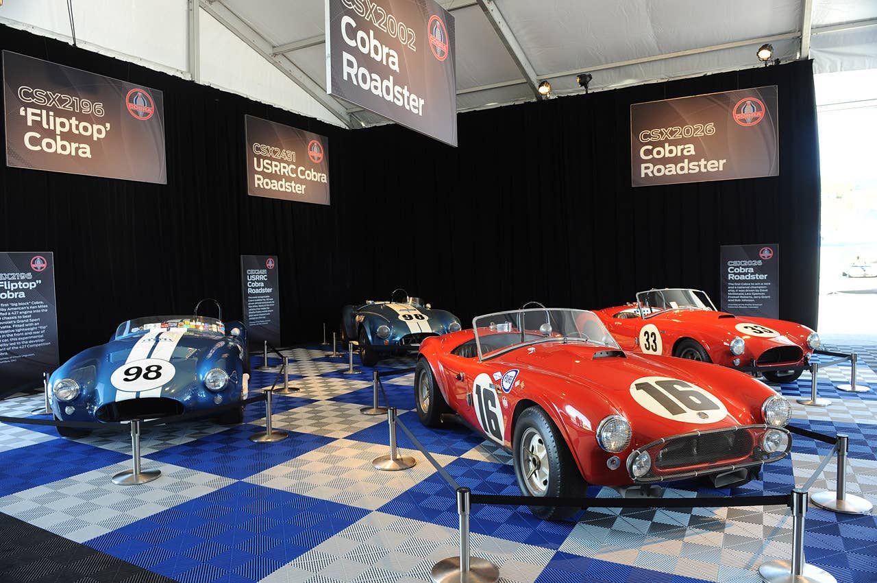 Shelby Cobra Heritage Display Article:Shelby Cobra honored with historic display at Monterey Motorsports Reunion Copyright 2012Drew Phillips / AOL