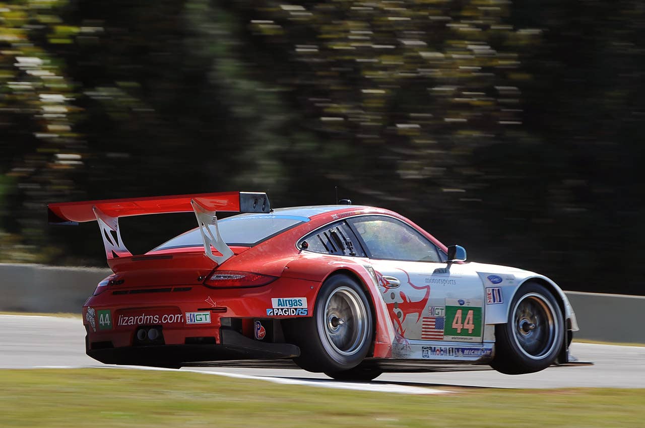 2012 Porsche 911 GT3 RSR Article:2012 ALMS champions crowned at Petit Le Mans Copyright 2012Drew Phillips / AOL