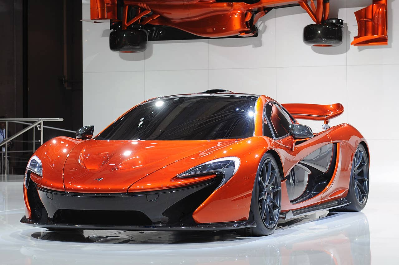 McLaren P1 Show Car Article:Paris 2012: McLaren P1 is the nearly real supercar of our drive-to-race dreams Copyright 2012Drew Phillips / AOL