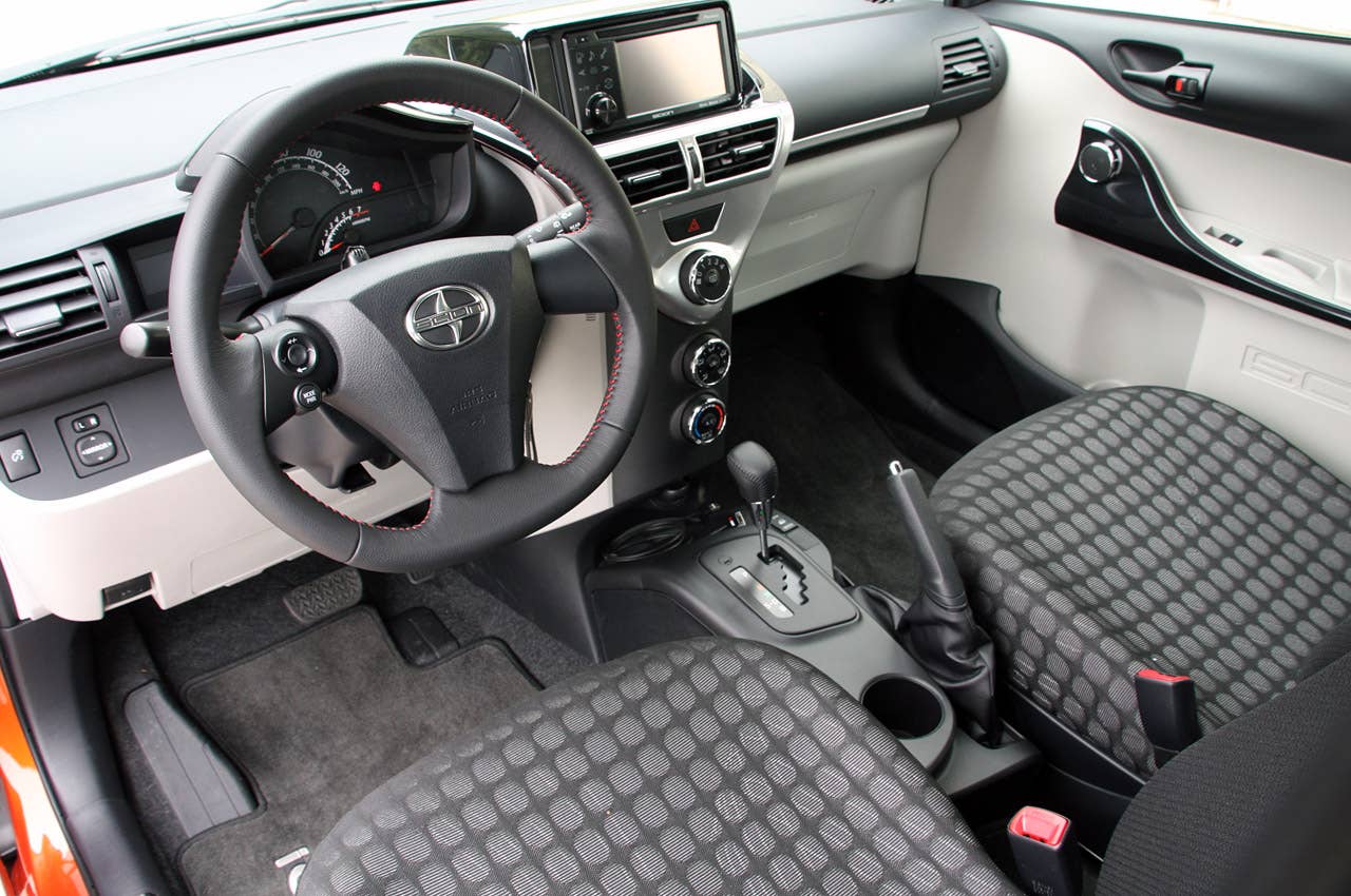 2012 Scion iQ interior