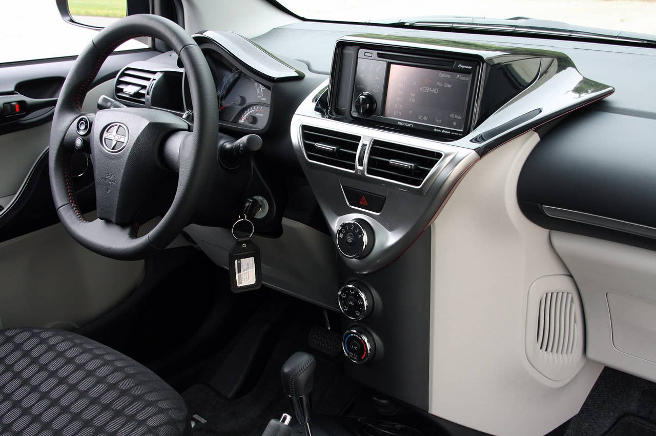 2012 Scion iQ interior
