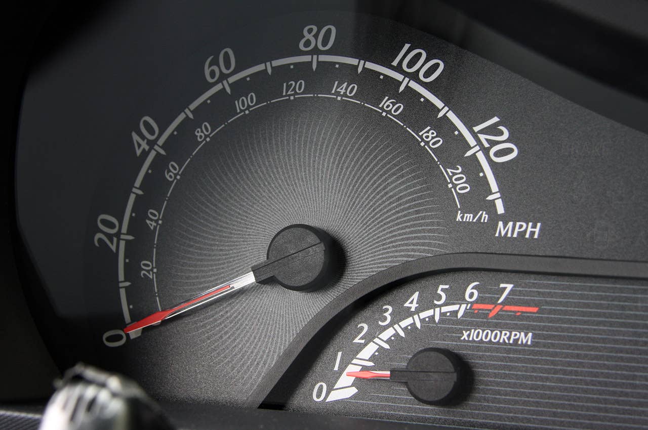 2012 Scion iQ speedometer
