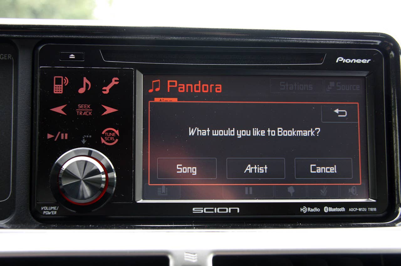 2012 Scion iQ audio system
