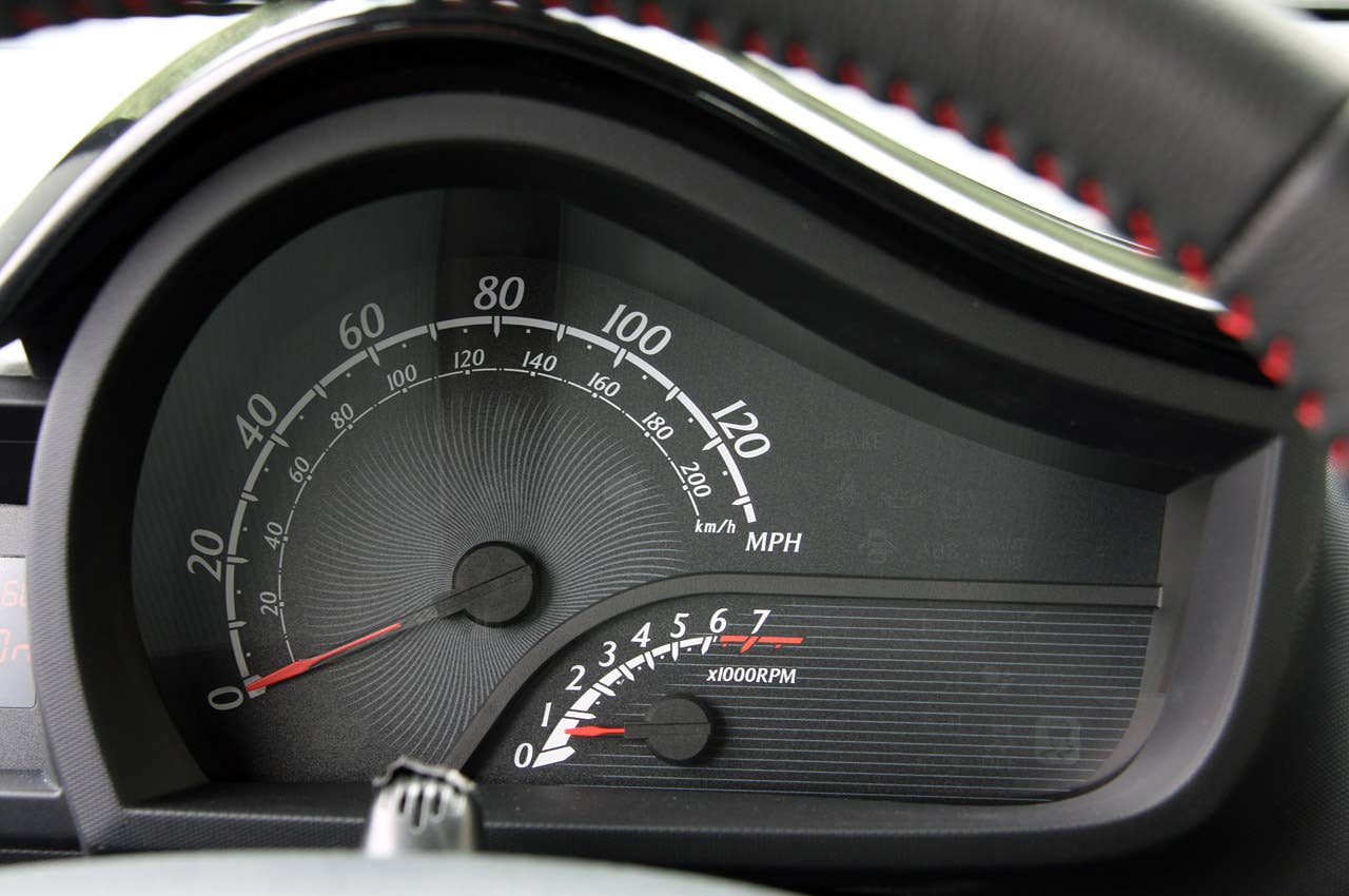 2012 Scion iQ gauges