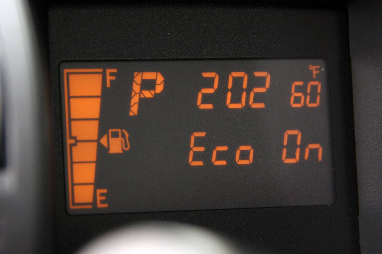2012 Scion iQ fuel gauge
