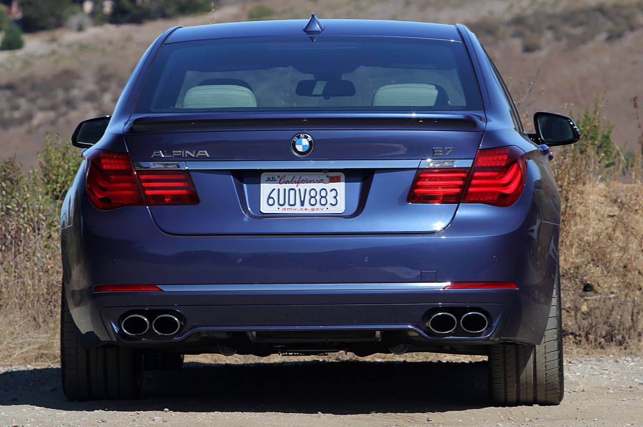 2013 BMW Alpina B7 rear view