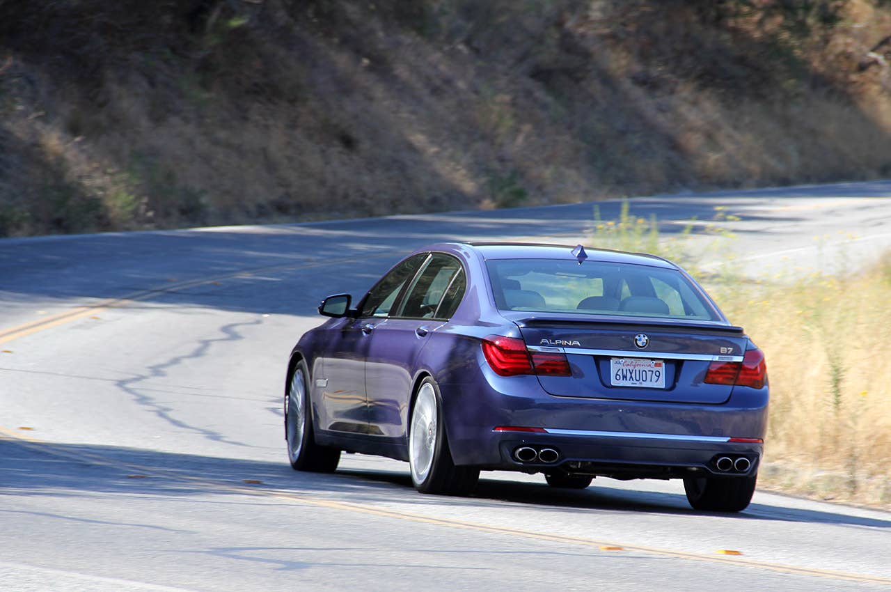 2013 BMW Alpina B7 driving