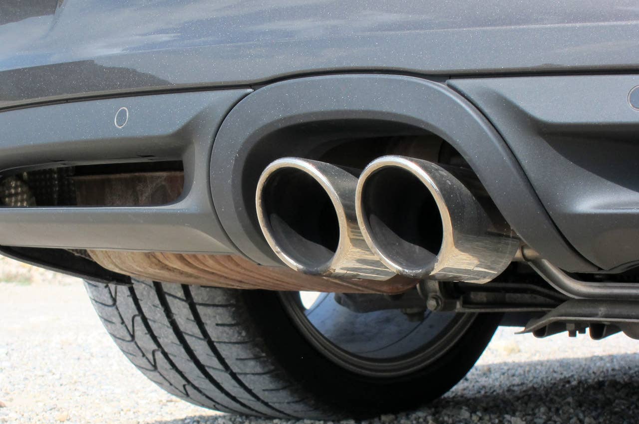 2013 Porsche Boxster S exhaust tips