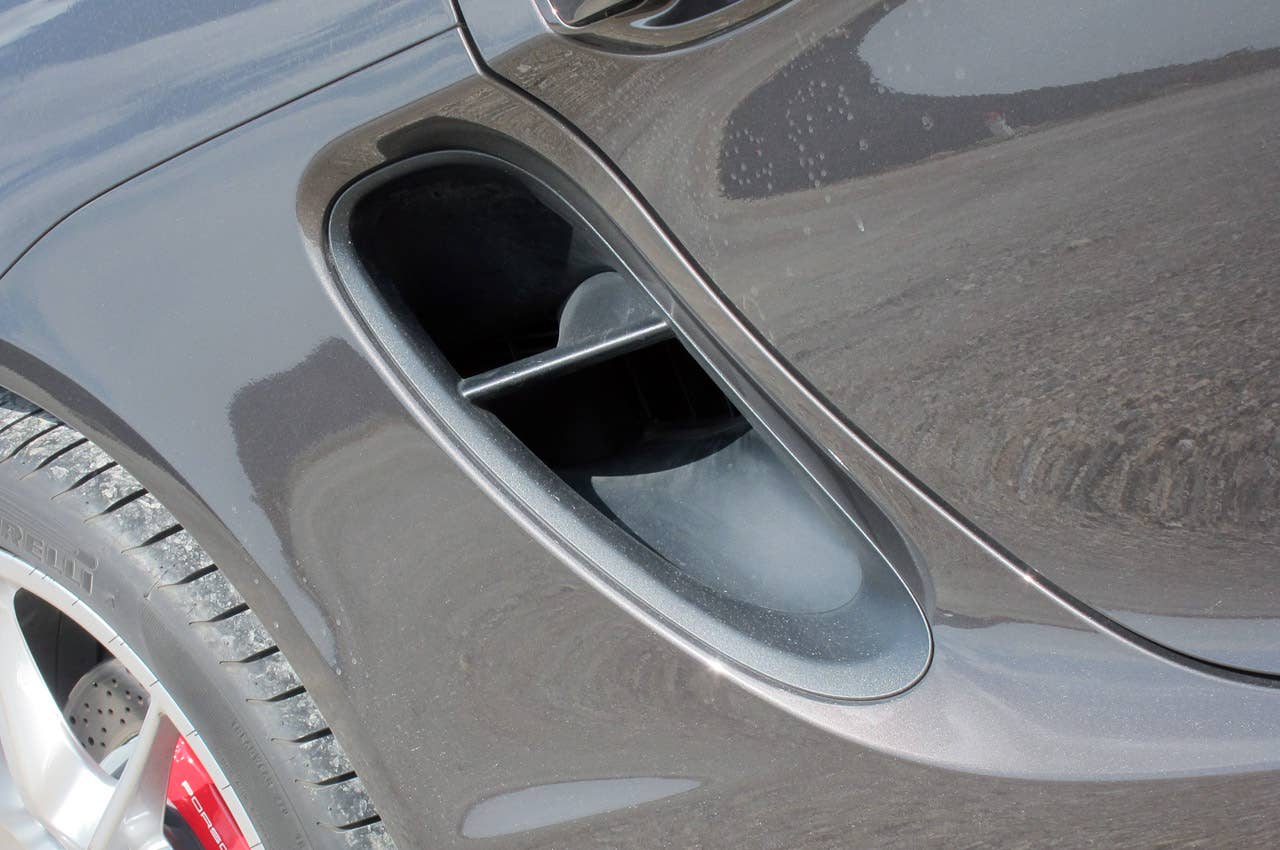 2013 Porsche Boxster S side intake