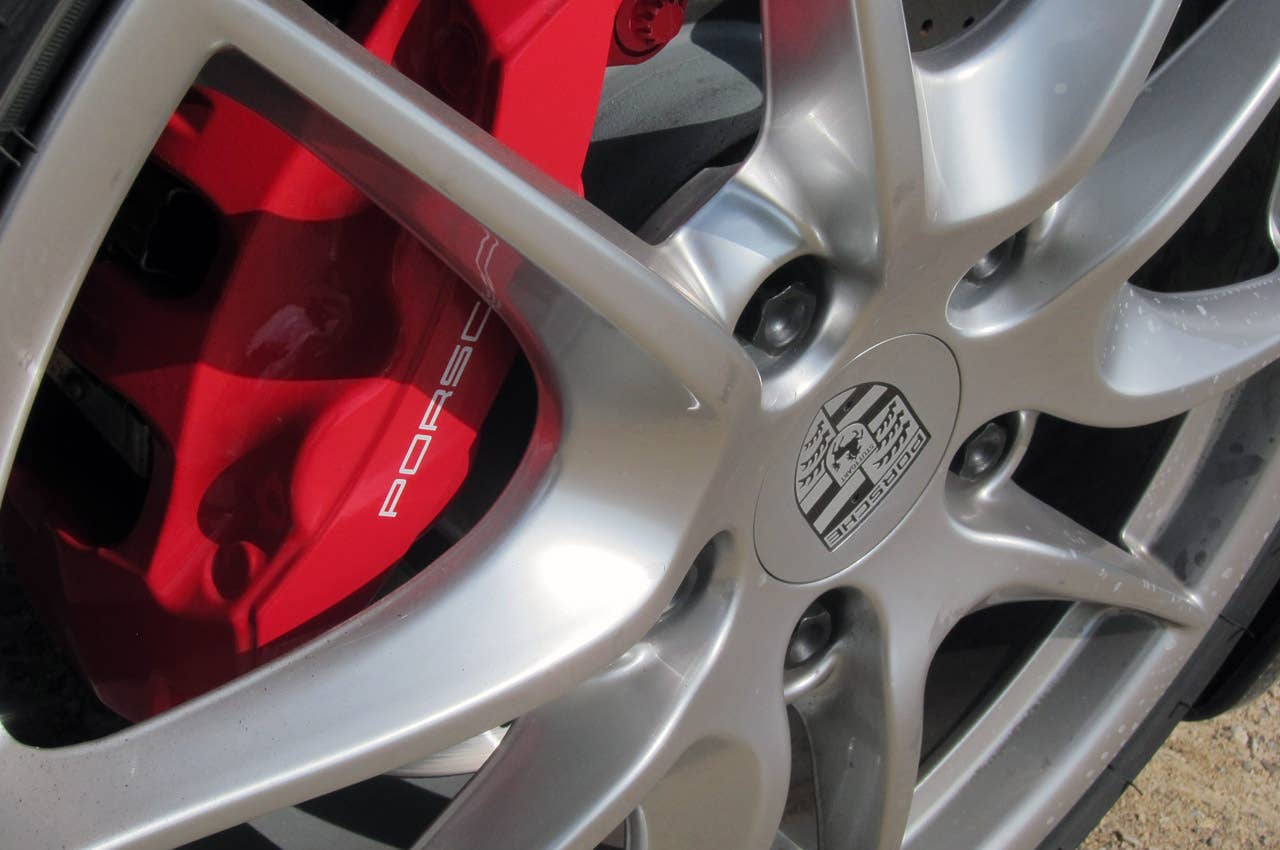 2013 Porsche Boxster S wheel detail