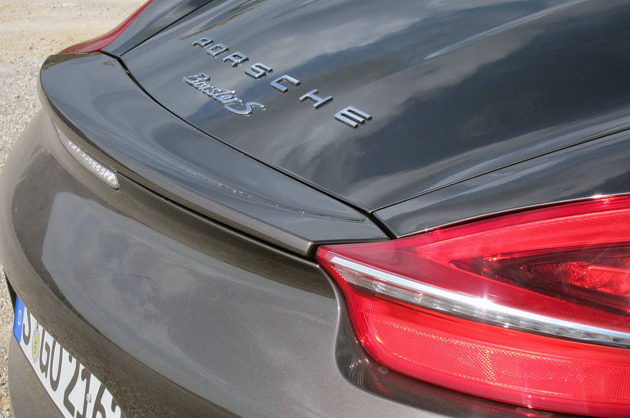 2013 Porsche Boxster S rear spoiler