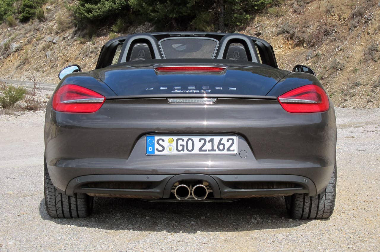 2013 Porsche Boxster S rear view