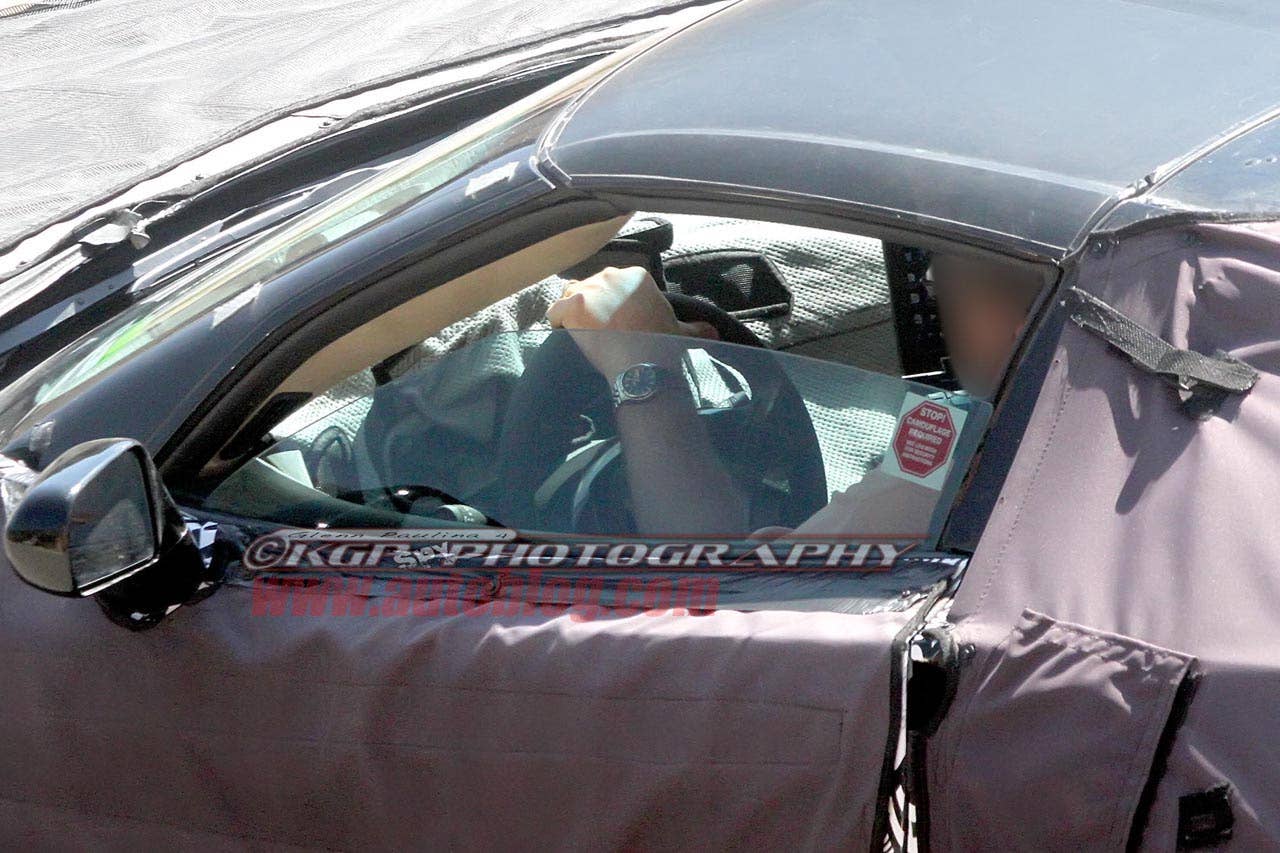 2014 Chevrolet Corvette C7 spy shots interior