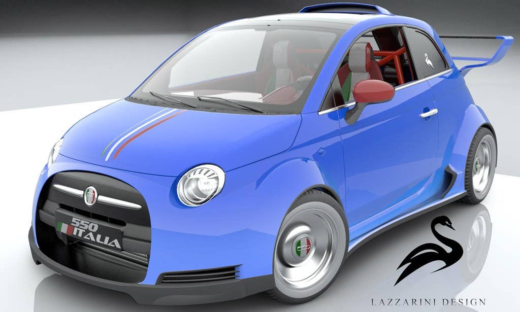 Lazzarini Design Fiat 550 Italia front 3/4