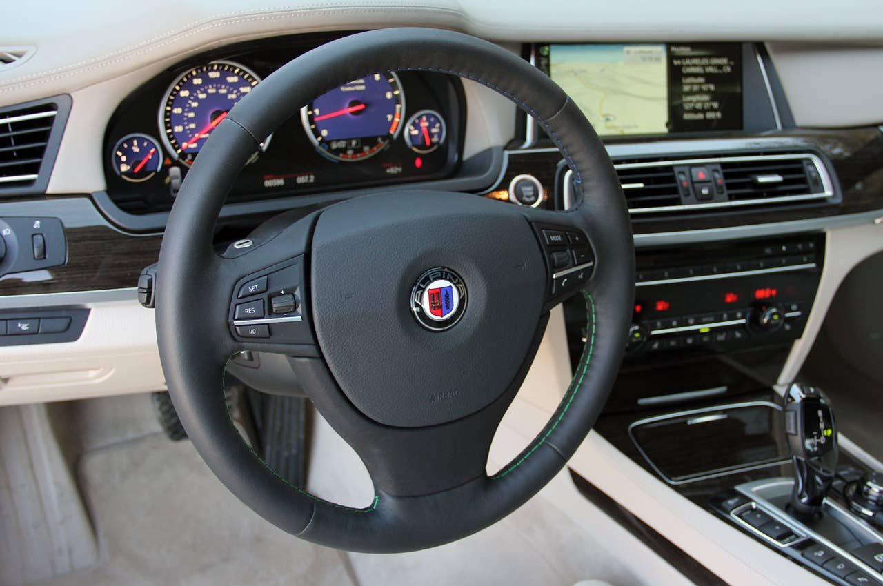 2013 BMW Alpina B7 steering wheel