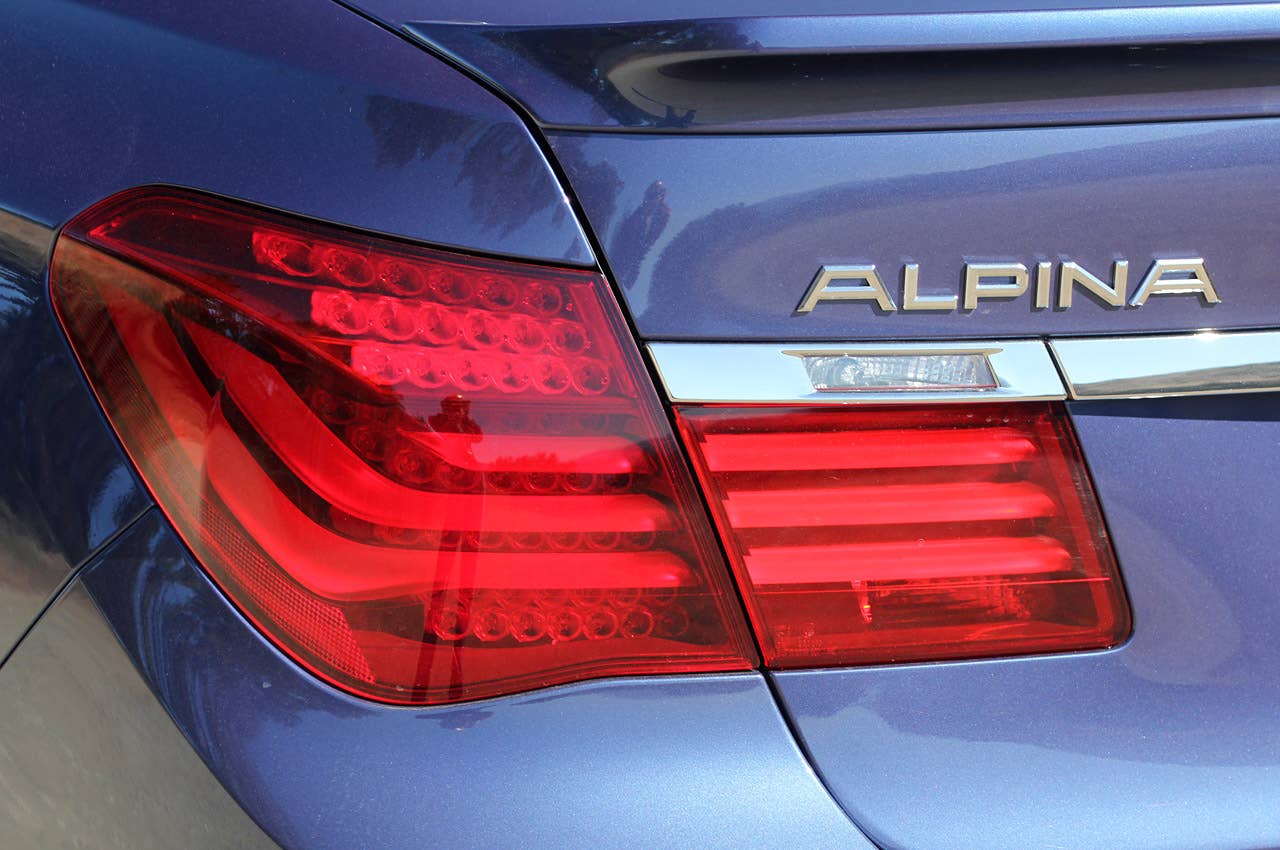 2013 BMW Alpina B7 taillight