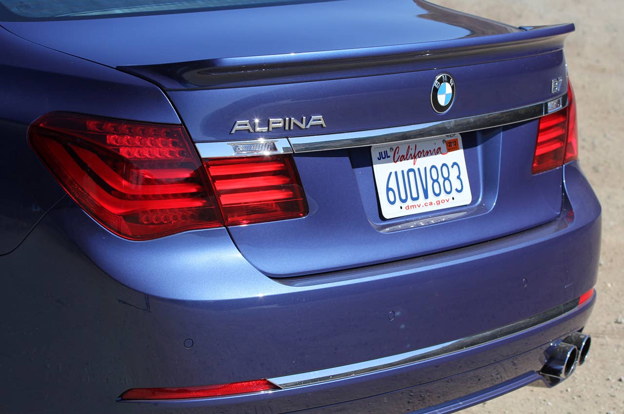 2013 BMW Alpina B7 rear detail