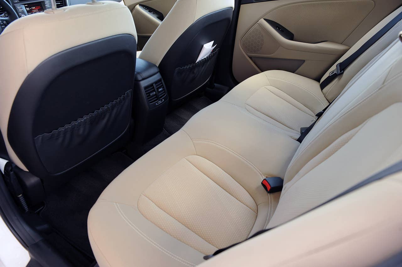2011 Kia Optima Hybrid rear seats