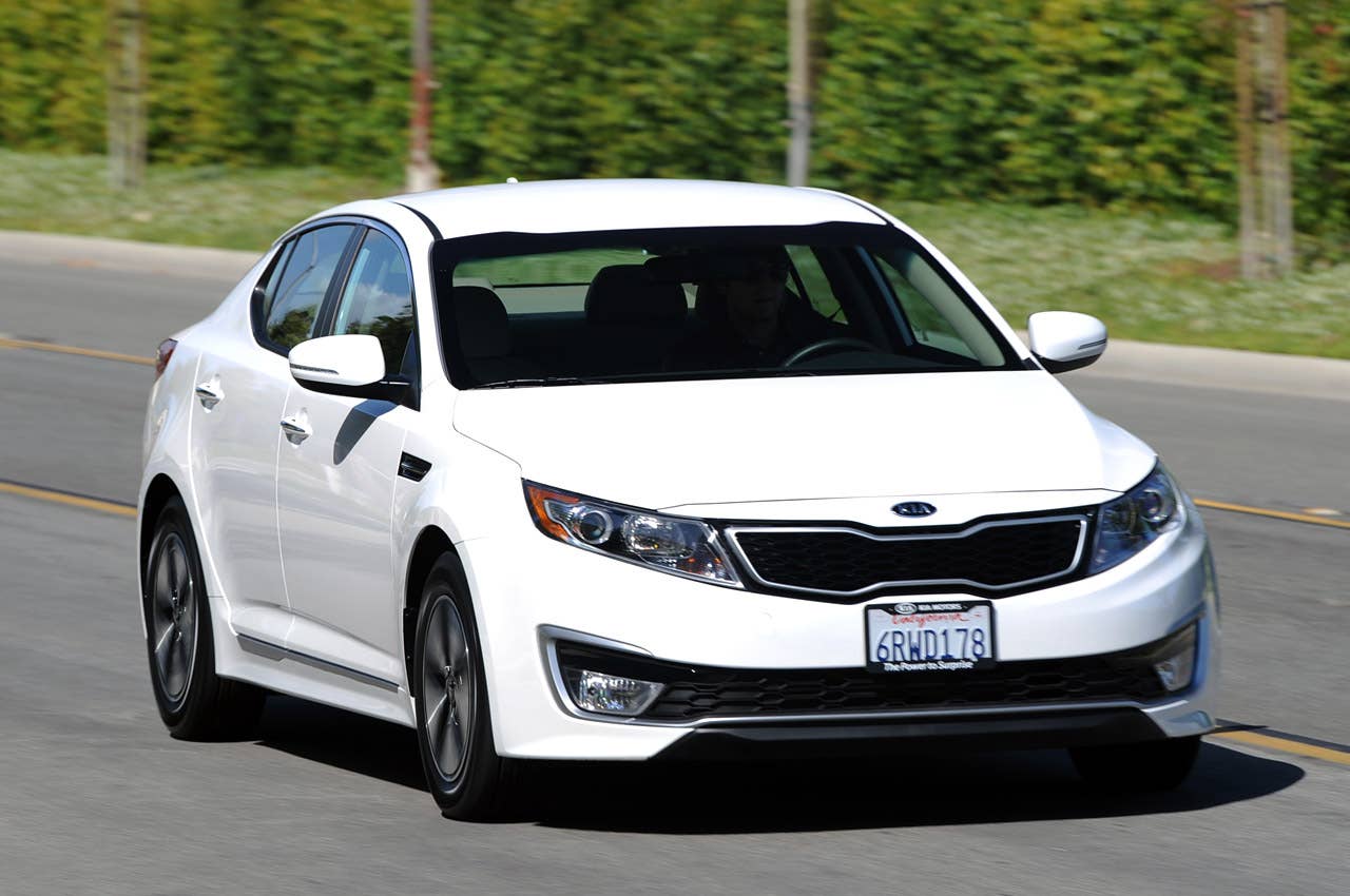 2011 Kia Optima Hybrid driving