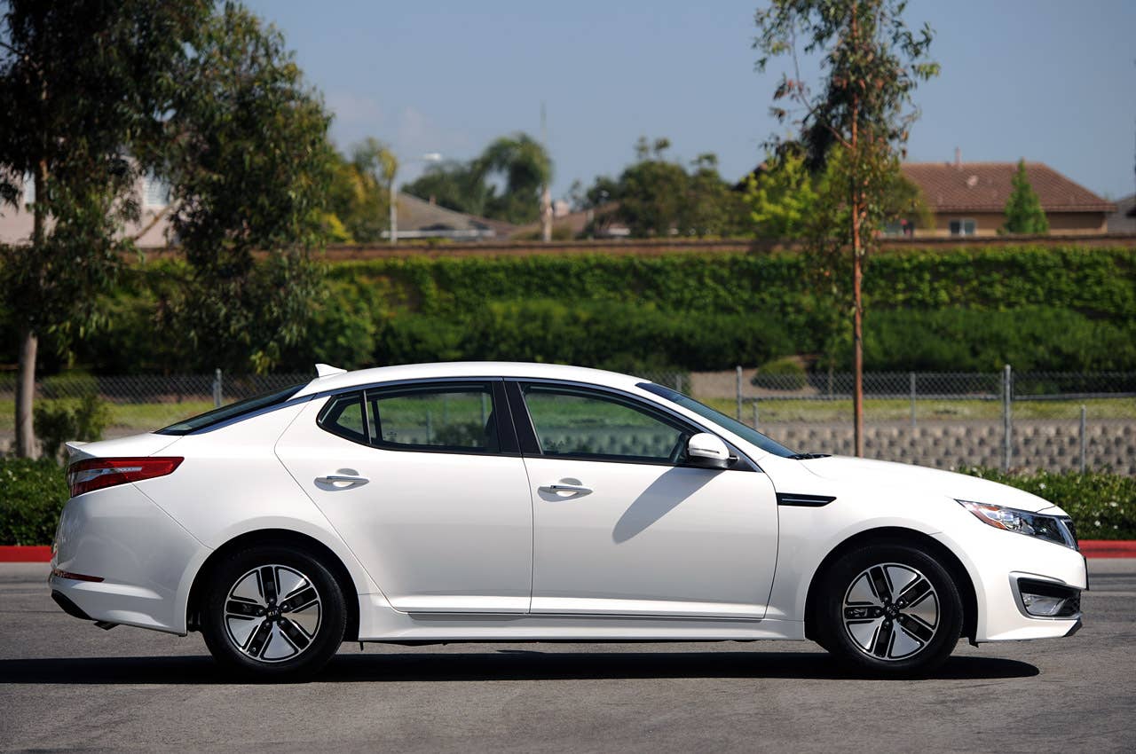 2011 Kia Optima Hybrid side view